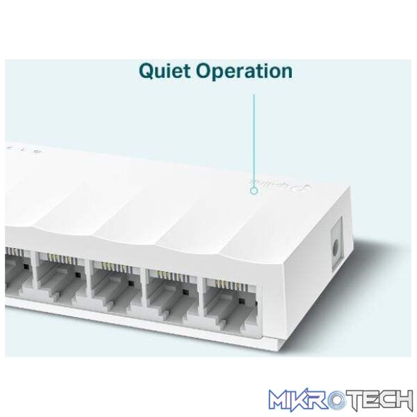 TP-Link LS1008 8-Port 10/100 Mbits Desktop Switch Unmanaged Network Fast Ethernet White - Image 6