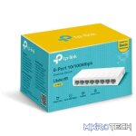 TP-Link LS1008 8-Port 10/100 Mbits Desktop Switch Unmanaged Network Fast Ethernet White - Image 3
