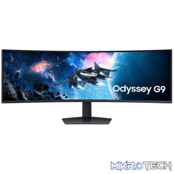 Samsung Odyssey G9 49-inch 5120 x 1440p 5K 32:9 240Hz 1ms VA Curved Monitor LS49CG954EAXXA