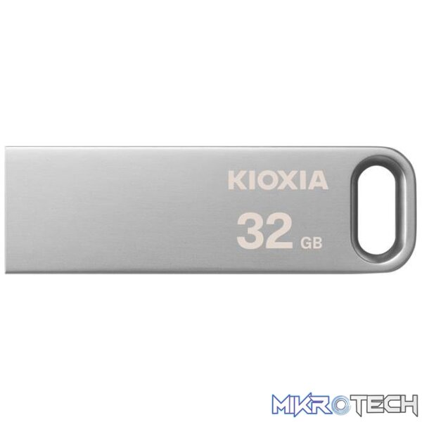 lu366s032gg4-usb-flash-drives-52893614080367 Kioxia TransMemory U366 32GB USB Flash Drive Grey LU366S032GG4 - Image 1