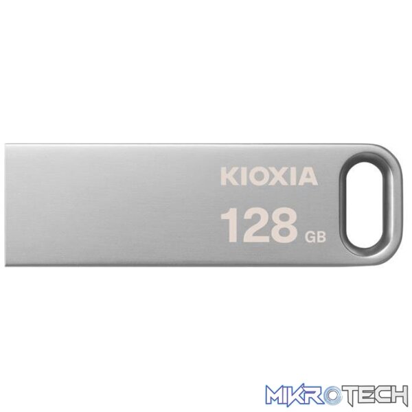 lu366s128gg4-usb-flash-drives-52893614834031 Kioxia TransMemory U366 128GB USB Flash Drive Grey LU366S128GG4 - Image 1