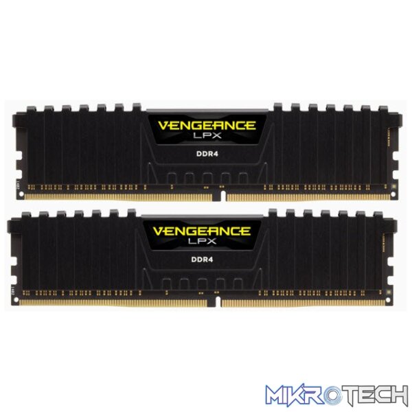 Corsair Vengeance Lpx 64Gb(32Gb x2) DDR4-3600 (pc4-28800) CL18 1.2v Desktop Memory Modulewith Black low-profile heatsink - Image 2