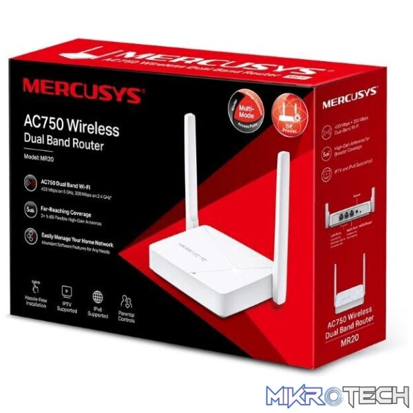 mr20-routers-43069471260836 TP-Link AC750 Dual Band Wi-Fi Router - Image 1