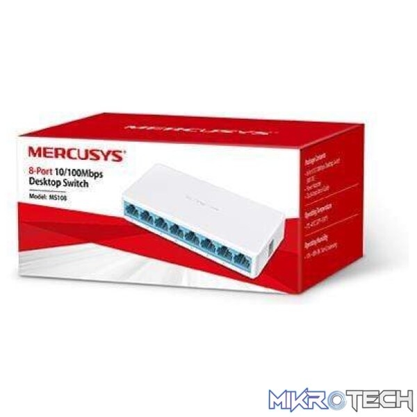 Mercusys MS108 8-port Fast Ethernet Unmanaged Desktop Switch - Image 2