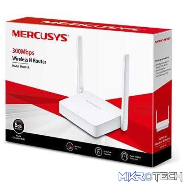 Mercusys MW301R 300Mbps Wireless N Router White - Image 3