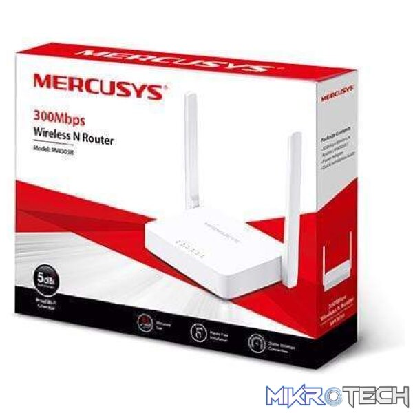 Mercusys MW305R 300Mbps Wireless N Router White - Image 2