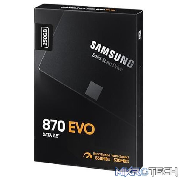 Samsung 870 Evo 2.5-inch 250GB Serial ATA III Internal SSD MZ-77E250BW - Image 4