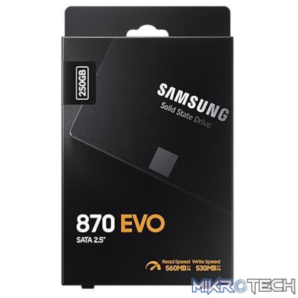 Samsung 870 Evo 2.5-inch 250GB Serial ATA III Internal SSD MZ-77E250BW - Image 10