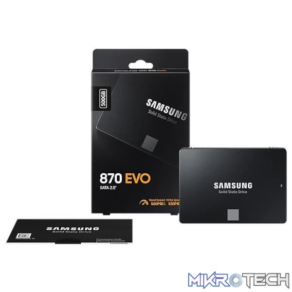 Samsung 870 Evo 2.5-inch 500GB Serial ATA III Internal SSD MZ-77E500BW - Image 7