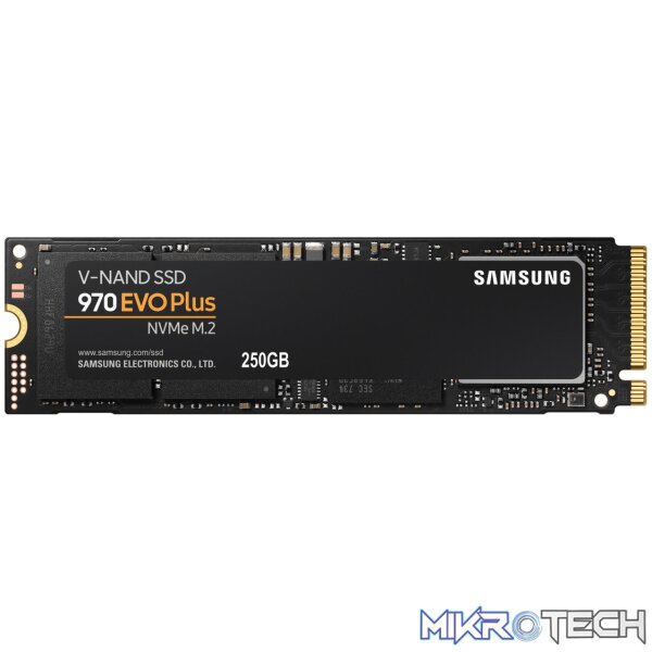 Samsung 970 EVO Plus M.2 250GB PCIe 3.0 V-NAND MLC NVMe Internal SSD MZ-V7S250BW Samsung 970 EVO Plus M.2 250GB PCIe 3.0 V-NAND MLC NVMe Internal SSD MZ-V7S250BW