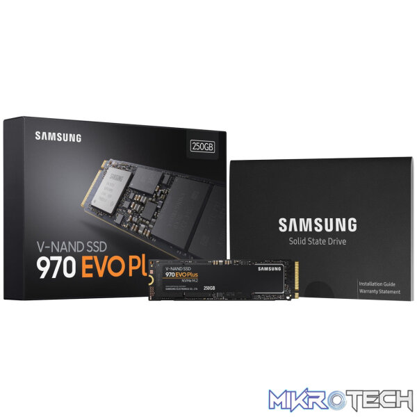 Samsung 970 EVO Plus M.2 250GB PCIe 3.0 V-NAND MLC NVMe Internal SSD MZ-V7S250BW - Image 2