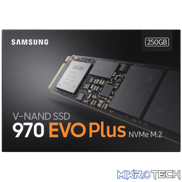 Samsung 970 EVO Plus M.2 250GB PCIe 3.0 V-NAND MLC NVMe Internal SSD MZ-V7S250BW - Image 3