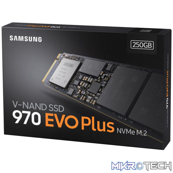 Samsung 970 EVO Plus M.2 250GB PCIe 3.0 V-NAND MLC NVMe Internal SSD MZ-V7S250BW - Image 4