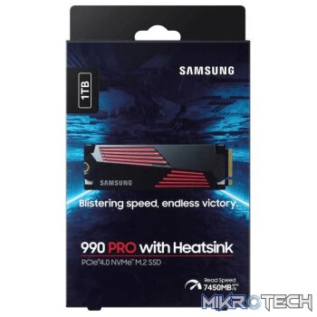 Samsung 990 PRO 1TB PCI Express 4.0 M.2 V-NAND MLC NVMe Internal SSD MZ-V9P1T0CW
