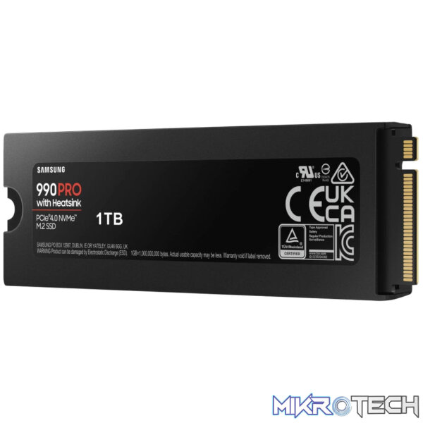 Samsung 990 PRO 1TB PCI Express 4.0 M.2 V-NAND MLC NVMe Internal SSD MZ-V9P1T0CW - Image 5