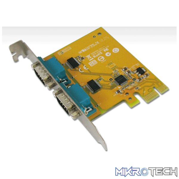 product_AC-SI6437A Sunix ser6437A 2-port RS-232 PCI Express Board - Image 1