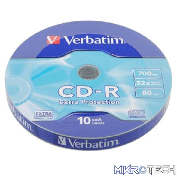 product_Di-CRV43725 VERBATIM CD-R 10 pack Wagon Wheel. 43725 - Image 1