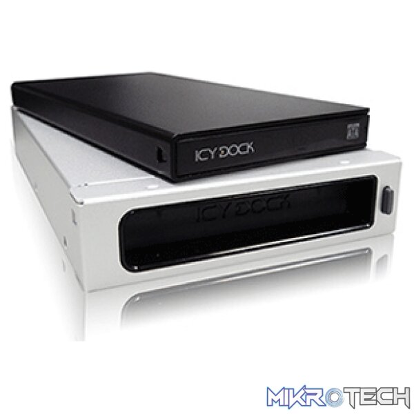 product_EE-i663URB iCYDOCK MB663UR-1SB , Black , 2.5" external enclosure / mobile rack - Image 1