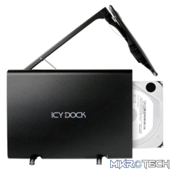 product_EE-i664SUSKbl iCYDOCK MB664UEA-1SB blacK 3.5" external enclosure - Image 1