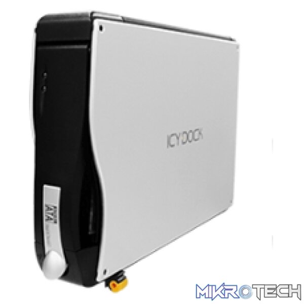 product_EEE-i452SU_jafg-eu ICYDOCK MB452UK Multi-drive exchangeability with hot-swapable removable inner tray , IDE to USB 2.0 , 3.5" external enclosure , aluminum , silver+black. - Image 1
