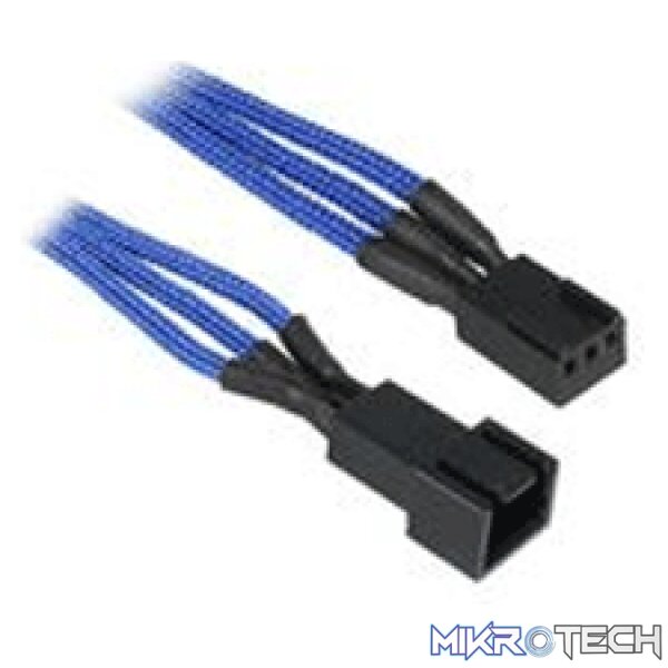 product_FA-BA3F30L Bitfenix 3 Pin Fan Cable Extension 30cm bLue - Image 1