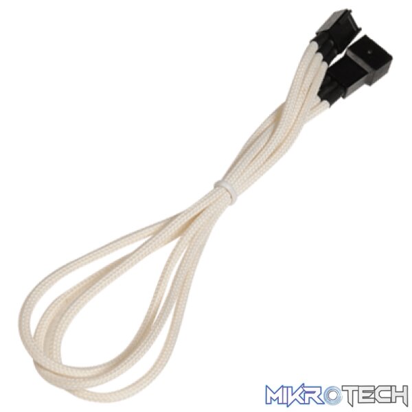 product_FA-BA3F30W_at7i-7s Bitfenix 3 pin power extension cable for cpu fan 90cm White - Image 1