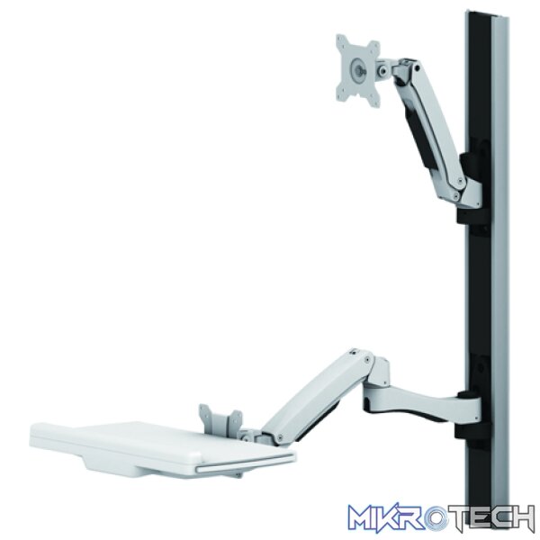 product_LS-AW8812 Aavara W8812 Wall-mount rail system for 1x Display + 1x Keyboard - Image 1