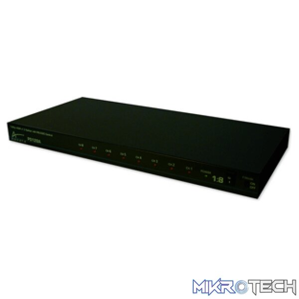 product_VS-APS128A Aavara PS128A 1 signal to 8 display 1080p HDMi splitter for audio/video - Image 1
