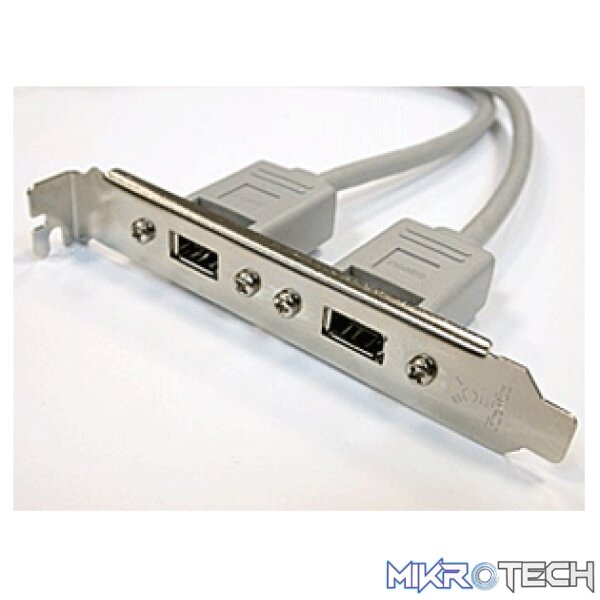 product_pci_firewire1x 1x Firewire ( 6pin ) cable set - connect from on-board firewire header to 1x pci bracket - Image 1