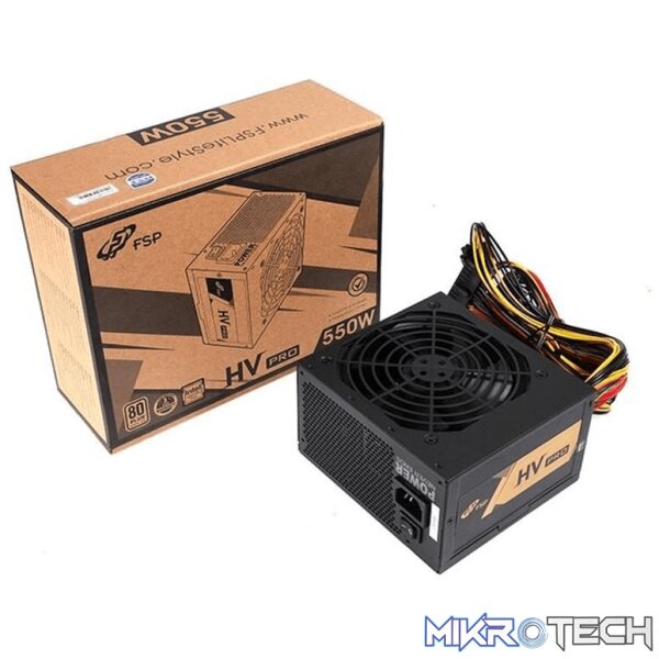 psufsp550-51aac-power-supplies-35505453072548 FSP 550W 80-Plus Bronze PSU - Image 1