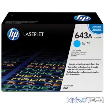 HP 643A Cyan Toner Cartridge 10
