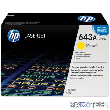 HP 643A Yellow Toner Cartridge 10