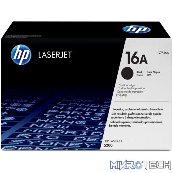 HP 16A Black Toner Cartridge 12