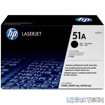 HP 51A Black Toner Cartridge 6