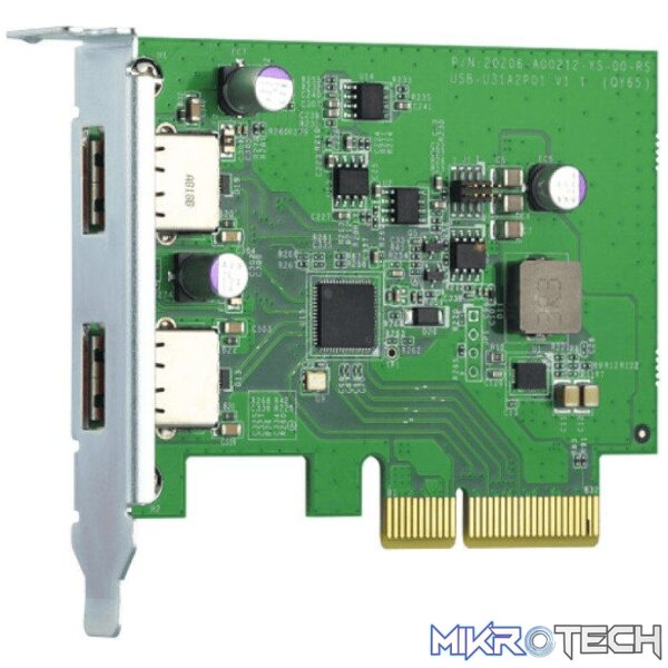 QNAP Internal USB 3.2 Type-A PCIe Card QXP-10G2U3A QNAP Internal USB 3.2 Type-A PCIe Card QXP-10G2U3A