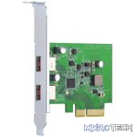 QNAP Internal USB 3.2 Type-A PCIe Card QXP-10G2U3A - Image 2