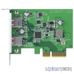 QNAP Internal USB 3.2 Type-A PCIe Card QXP-10G2U3A - Image 3