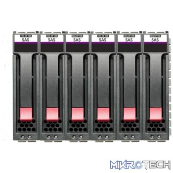 HPE MSA 2.5-inch 900GB SAS Enterprise 12Gbps 15K RPM M2 Internal Hard Drive 6-pack Bundle R0Q64A