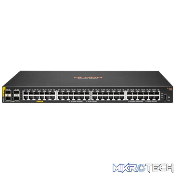 HPE Aruba CX 6000 48-port Gigabit PoE Switch with 4x SFP ports R8N85A HPE Aruba CX 6000 48-port Gigabit PoE Switch with 4x SFP ports R8N85A