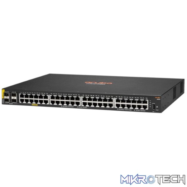 HPE Aruba CX 6000 48-port Gigabit PoE Switch with 4x SFP ports R8N85A - Image 2