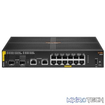 HPE Aruba 6000 12G Class4 PoE 2G/2SFP 139W Switch R8N89A