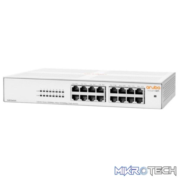 HPE Networking Instant On 1430 16-port Gigabit Unmanaged L2 Switch R8R47A - Image 3