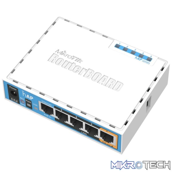 rb951ui-2nd-wireless-access-points-20698180452516 Mikrotik HAP WLAN Access Point Power Over Ethernet (PoE) White RB951UI-2ND - Image 1