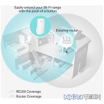 TP-Link RE200 AC750 Wi-Fi 5 Range Extender Repeater White 10/100 Mbits - Image 7