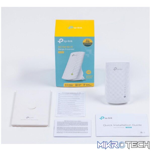 TP-Link RE200 AC750 Wi-Fi 5 Range Extender Repeater White 10/100 Mbits - Image 3