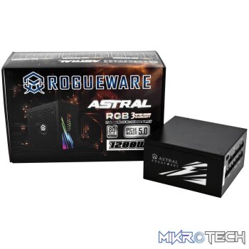 Rogueware Astral Series 1200W Fully Modular 80 Plus Platinum Active PFC Power Supply RW-PR120AC