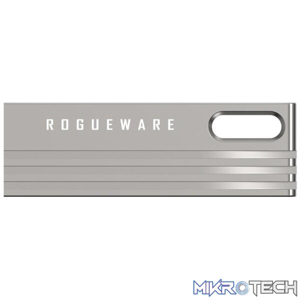 Rogueware U280-U2 16GB Metal Capless USB 2.0 Flash Drive - Silver RW-U280-U2-16GB Rogueware U280-U2 16GB Metal Capless USB 2.0 Flash Drive - Silver RW-U280-U2-16GB