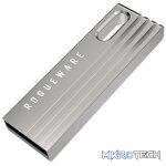 Rogueware U280-U2 16GB Metal Capless USB 2.0 Flash Drive - Silver RW-U280-U2-16GB - Image 3