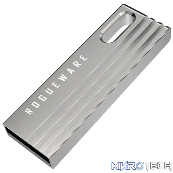 Rogueware U280-U2 16GB Metal Capless USB 2.0 Flash Drive - Silver RW-U280-U2-16GB - Image 3