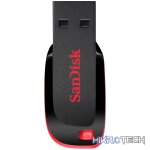 SanDisk Cruzer Blade 128GB USB 2.0 Type-A Black and Red USB Flash Drive SDCZ50-128G-B35